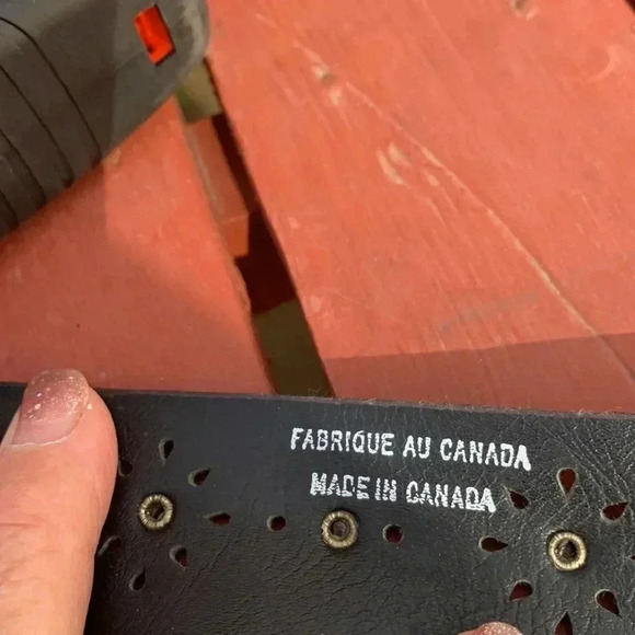 Source Unknown Faux Leather Belt w Filigree Buckle w Faux Crystals XL Brown - Picture 9 of 10